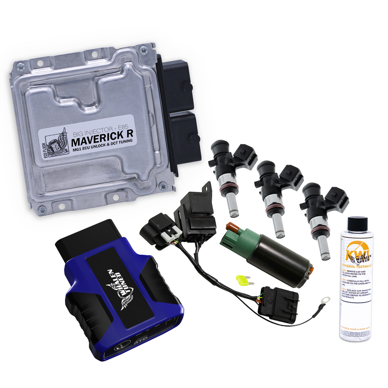 WSRD Big Injector MG1 ECU Unlock & DCT Transmission Tuning | 2024 Maverick R (274-355HP)