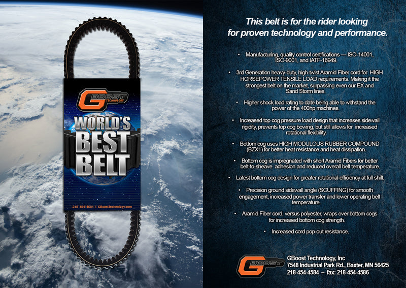 WSRD World's Best "Trail" Drive Belt | Can-Am X3 & Defender