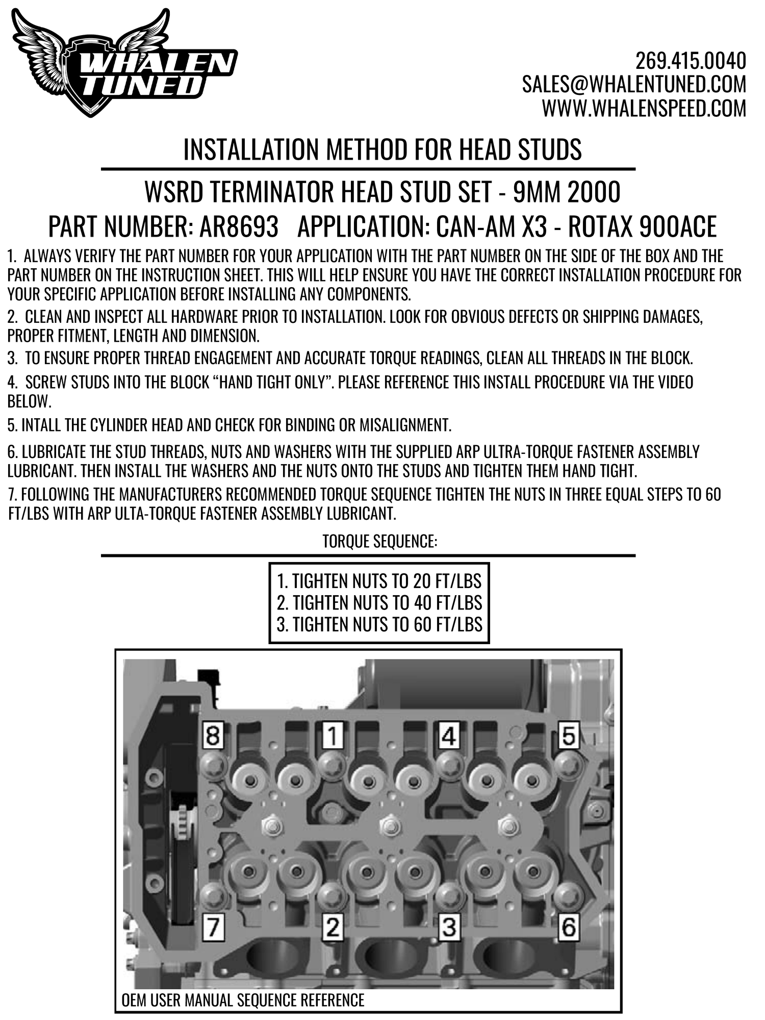 WSRD 9mm Terminator Head Studs